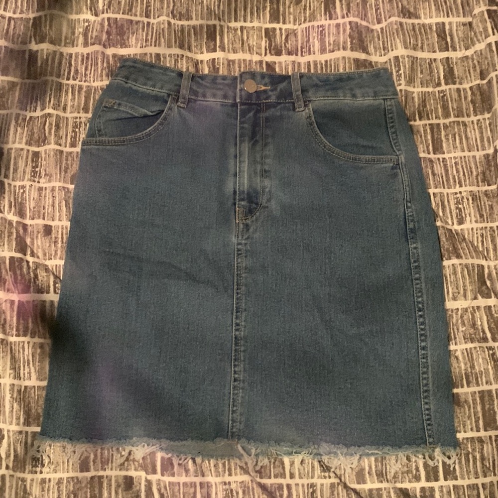 H&M Blue Denim Skirt
